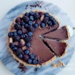 星空可可莓果塔 - Chocolate Custard Tart with Berries