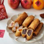 炸年糕捲、金芋捲 (Fried Spring Roll with Sweet Rice Cake & Sweet Taro)