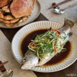 清蒸鱸魚 Steamed Sea Bass